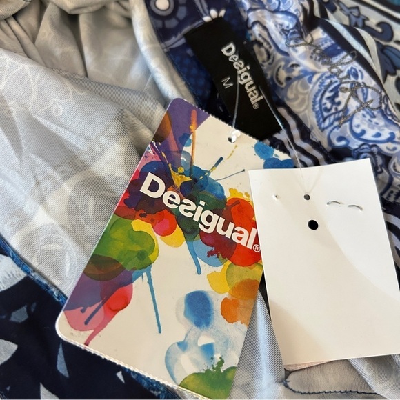 Desigual floral  graphic jumpsuit overall M NWT - Picture 14 of 15